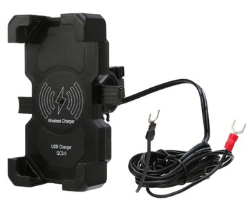 ДЕРЖАТЕЛЬ ДЛЯ ТЕЛЕФОНА ИНДУКТИВНОЕ ЗАРЯДНОЕ УСТРОЙСТВО 15 Вт USB QC3.0