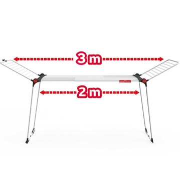 СУШИЛКА ДЛЯ ОДЕЖДЫ VILEDA Infinity flex 3 м XXL