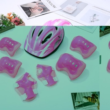 Dziecięcy zestaw narzędzi Skate Pads Niemowlęcy kask rowerowy