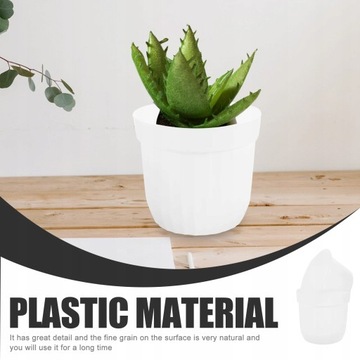 Пластиковые цветочные горшки Большие цветочные горшки Орхидея Белая для