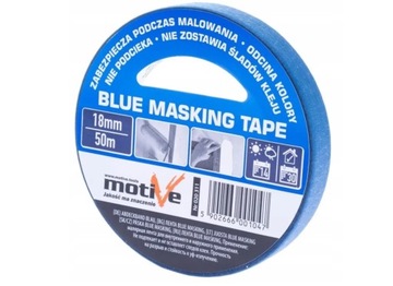 TAŚMA MALARSKA BUDOWLANA BLUE 18mm/50m