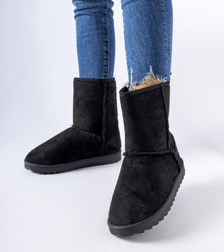 Черные утепленные зимние ботинки 25621 36