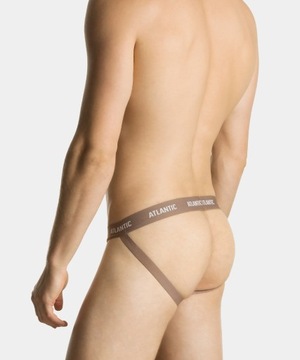 Atlantic Slipy otvorené jockstrap 1571 tmavobéžové M