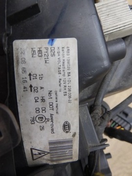 JAGUAR S-TYPE 2007 PŘEDNÍ STRANA PRAVÁ SVĚTLA