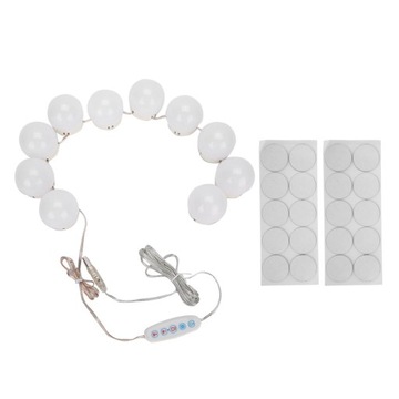 LAMPKI DO LUSTRA TOALETKI LED ZESTAW MAKIJAŻ10ST