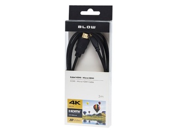 Przył.HDMI-micro HDMI CLASSIC 3m