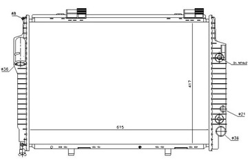 CHLADIČ MOTORU NISSENS 5098296AA