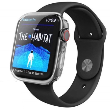 ПРОЗРАЧНЫЙ СИЛИКОНОВЫЙ ЧЕХОЛ ДЛЯ APPLE WATCH 2/3/4/5/6/SE