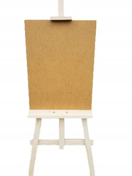 Набор для рисования + массивный мольберт, СТАБИЛЬНЫЙ, на трех ножках из дерева, ПОДАРОК