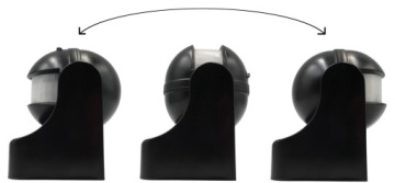 ДЕТЕКТОР ДВИЖЕНИЯ 12V PIR 180 LED СУМЕРЕЧНЫЙ ВЫКЛЮЧАТЕЛЬ ЧЕРНЫЙ