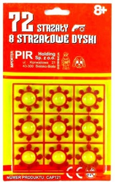 Spłonka kapiszony do pistoletu hukowego 72 strzały