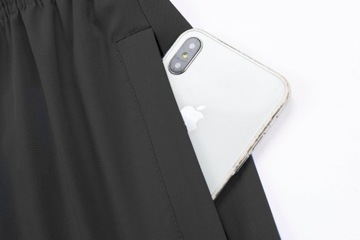 Короткие спортивные велосипедные шорты для езды на велосипеде, ЧЕРНЫЕ, 2 КАРМАНА, светоотражатели, L