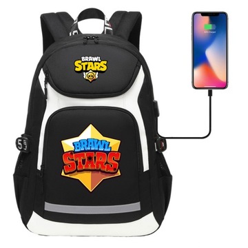 2024 НОВЫЙ РЮКЗАК А4 Brawl Stars ВОДОНЕПРОНИЦАЕМЫЙ USB-УЗЕЛЫ ВЫСОКОЙ ЕМКОСТИ