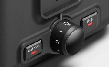 Тостер BOSCH TAT3P423 черный 970 Вт