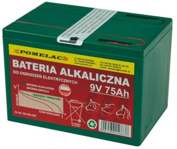 ЩЕЛОЧНАЯ БАТАРЕЯ 9В 75Ач блок питания для овчарки ДЛЯ ЗАБОРА овчарки