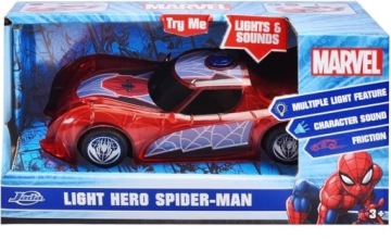 JADA SPIDERMAN Авто Автомобіль транспортний засіб зі світлом і звуком MARVEL