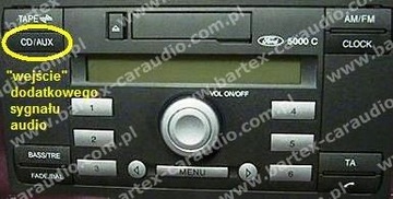 УГЛОВОЙ РАЗЪЕМ AUX FORD MONDEO 6000 CD КЛЮЧИ ФОКУСА