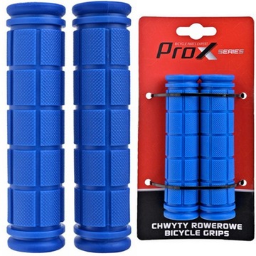 Chwyty rowerowe gumowe Prox GP-55B 120mm Uniwersalne Niebieskie