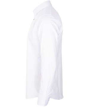 РУБАШКА ИЗ ХЛОПКА С ВОРОТНИКОМ, БЕЛАЯ ГЛАДКАЯ С ЭЛАСТАНОМ VIADI POLO SLIM XXL