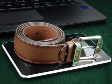 СТИЛЬНЫЙ И ФУНКЦИОНАЛЬНЫЙ МУЖСКОЙ РЕМЕНЬ GRACIO, КОРИЧНЕВЫЙ, 140 см, Formen Premium Line