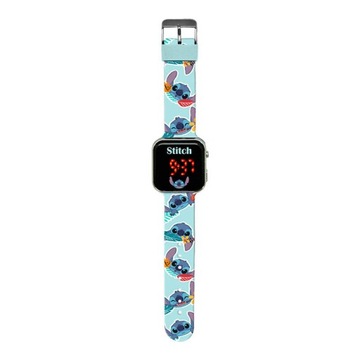 KIDS LICENSING ZEGAREK Z WYŚWIETLACZEM LED LILO&STICH ALARM KALENDARZ 1,44”