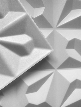 БЕЛЫЕ СТЕНОВЫЕ ПАНЕЛИ 3D Слезы Потолочные панели
