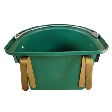 Кормушка, Поилка, Ведро, Кормушка для лошадей, 12л, олива