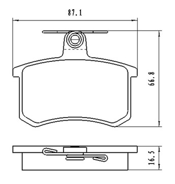 ЗАДНИЕ ТОРМОЗНЫЕ КОЛОДКИ AUDI 80 B2,B4, A4 B5,A6 C4,A8 D2