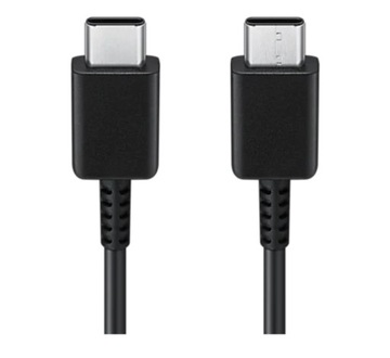SAMSUNG Oryginalny kabel EP-DA705BBE 2x USB-C 1m czarny szybkie ładowanie