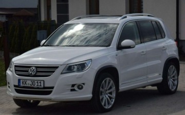 Volkswagen Tiguan I SUV 2.0 TDI CR DPF 170KM 2009 Volkswagen Tiguan 2.0TDI R-LINE 4x4 Navi Kamera 2 KPL ALU Oryginal Lakier, zdjęcie 4