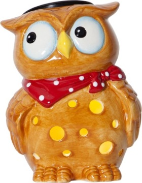 Шведское украшение Owl LED SOLAR IP44