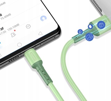2m Kabel szybkiego ładowania USB typu C QC 3.0 Wytrzymały Przewód USC/USB C