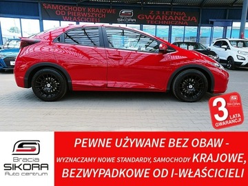 Honda Civic IX Hatchback 5d Facelifting 1.8 i-VTEC 142KM 2017 Honda Civic LED+NAVI+KAMERA GWARANCJA Kraj Bezwyp