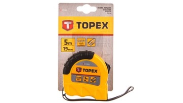Рулетка стальная рулонная 5 м х 19 мм TOPEX 27C305