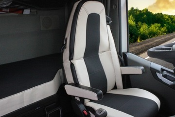 ЧЕХИ НА СИДЕНЬЯ TIR VOLVO FH4 FH 4 EURO 6 ЭКО КОЖА КОЖА