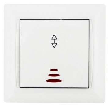 KISSME WŁĄCZNIK WYŁACZNIK SCHODOWY PODŚWIETLANY W1