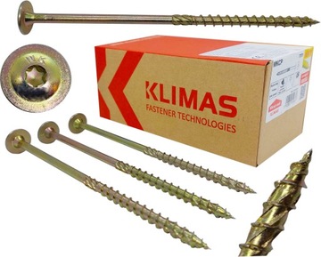 WKRĘTY CIESIELSKIE DO DREWNA TALERZOWE TORX 8x80mm 50szt