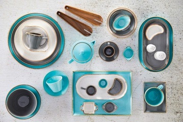 Тарелка Laguna 30 см синяя Seasons фарфор PORLAND