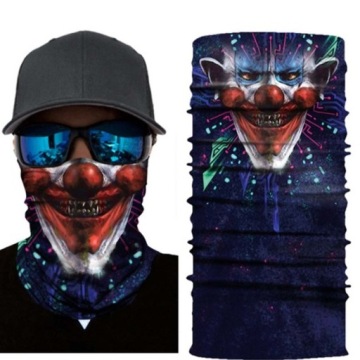 MASKA CHUSTA BANDANA MASK BAD CLOWN HORROR M25