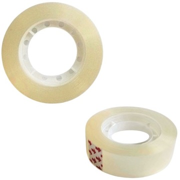 Taśma Biurowa Klejąca PRZEŹROCZYSTA wąska mała 1 ROLKA SZTUKA 33m x 15mm