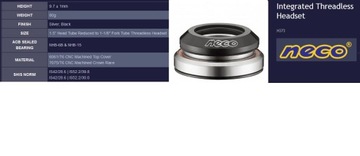 Встроенная гарнитура коническая гарнитура is42 is52 Велосипедная гарнитура коническая гарнитура