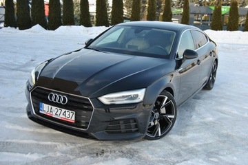 Audi A5 F5 Coupe 2.0 40 TDI 190KM 2019 Audi A5 Oryginał *Biała skóra* ASO * alu