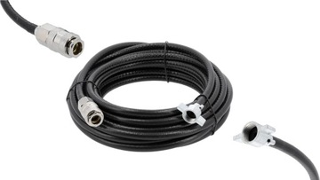 WĄŻ PNEUMATYCZNY DO KOMPRESORA Z SZYBKOZŁĄCZKĄ 6x10mm 8m 10bar YT-24270