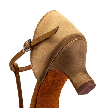 Обнаженная бежевая танцующая обувь 5,5 см