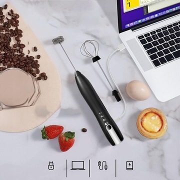 TRZEPACZKA UBIJACZKA DO JAJEK NACISKAĆ ZESTAW USB ZESTAW