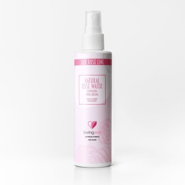 Lovingeco woda różana hydrolat 100% 200 ml