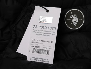 Kurtka męska, przejściowa jesienna z kapturem U.S. POLO ASSN. DWUSTRONNA