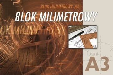 Blok milimetrowy A3 20k. Kreska