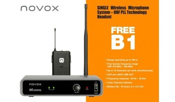 Беспроводной комплект NOVOX Free B1 с микрофоном