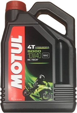 OLEJ MOTUL MOTOR 5000 10W40 4T 4L Olej silnikowy półsyntetyczny Motul 5000